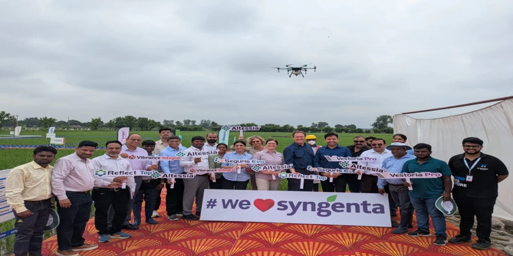Syngenta showcases latest technologies for rice farmers and flags off unique stewardship campaign ‘WeCare’ in Madhya Pradesh